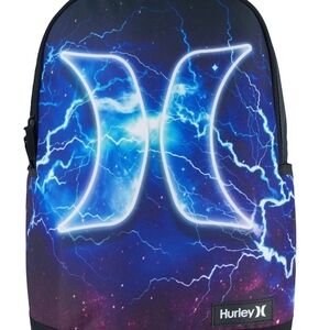 Hurley Electric Blue and Purple Backpack